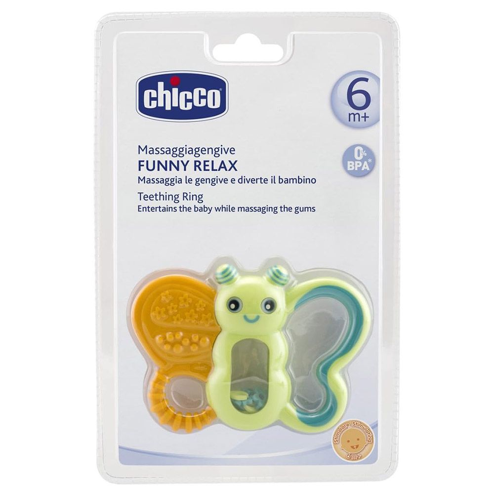 Funny Relax Teething Ring 6M+ 1Pc.