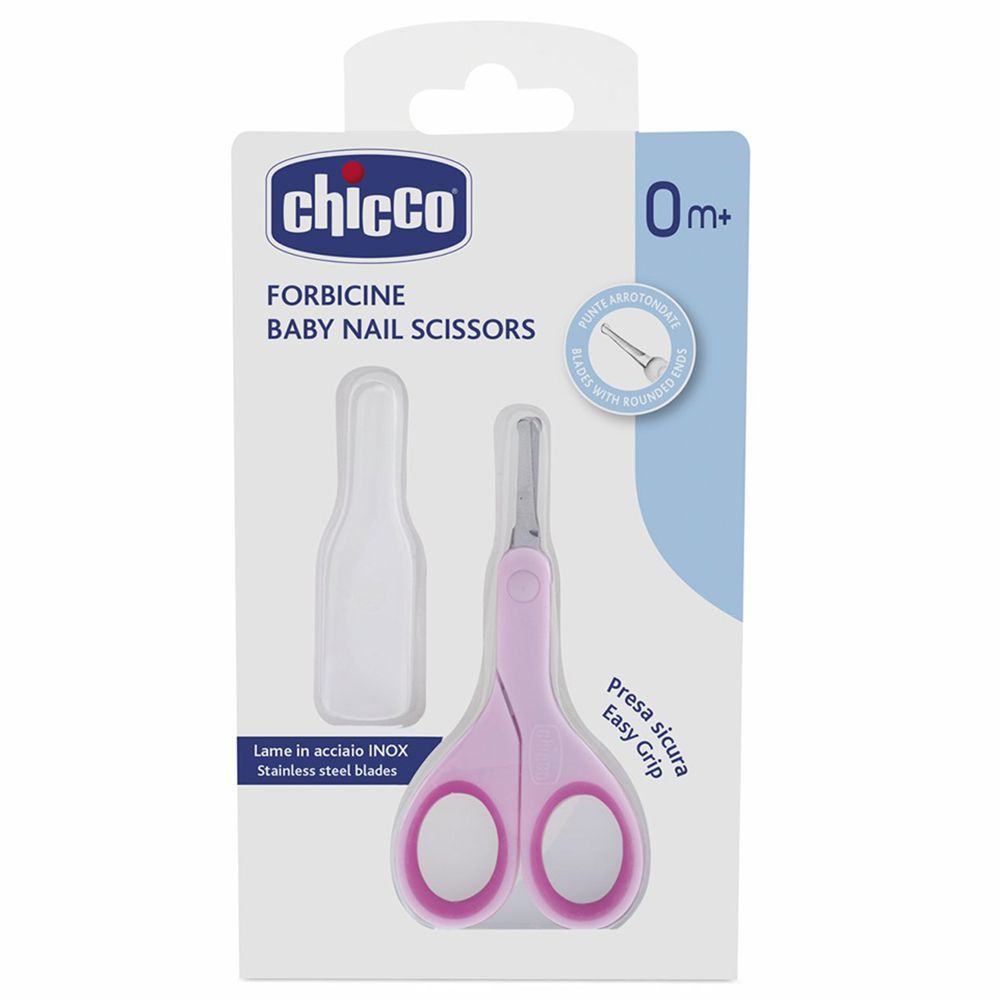 Chicco - Baby Nail Scissors - Pink