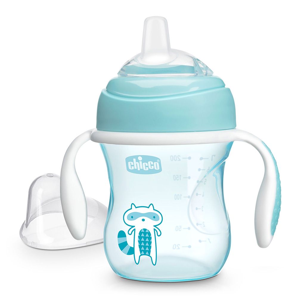 Chicco - Spill Free Transition 4m+ Cup 200ml - Light Blue