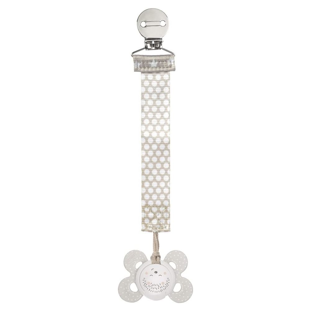 Chicco - Fashion Pacifier Clip - Silver