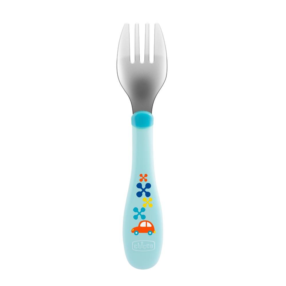 Chicco - Baby Boy's Metal Cutlery 18m+ - Blue