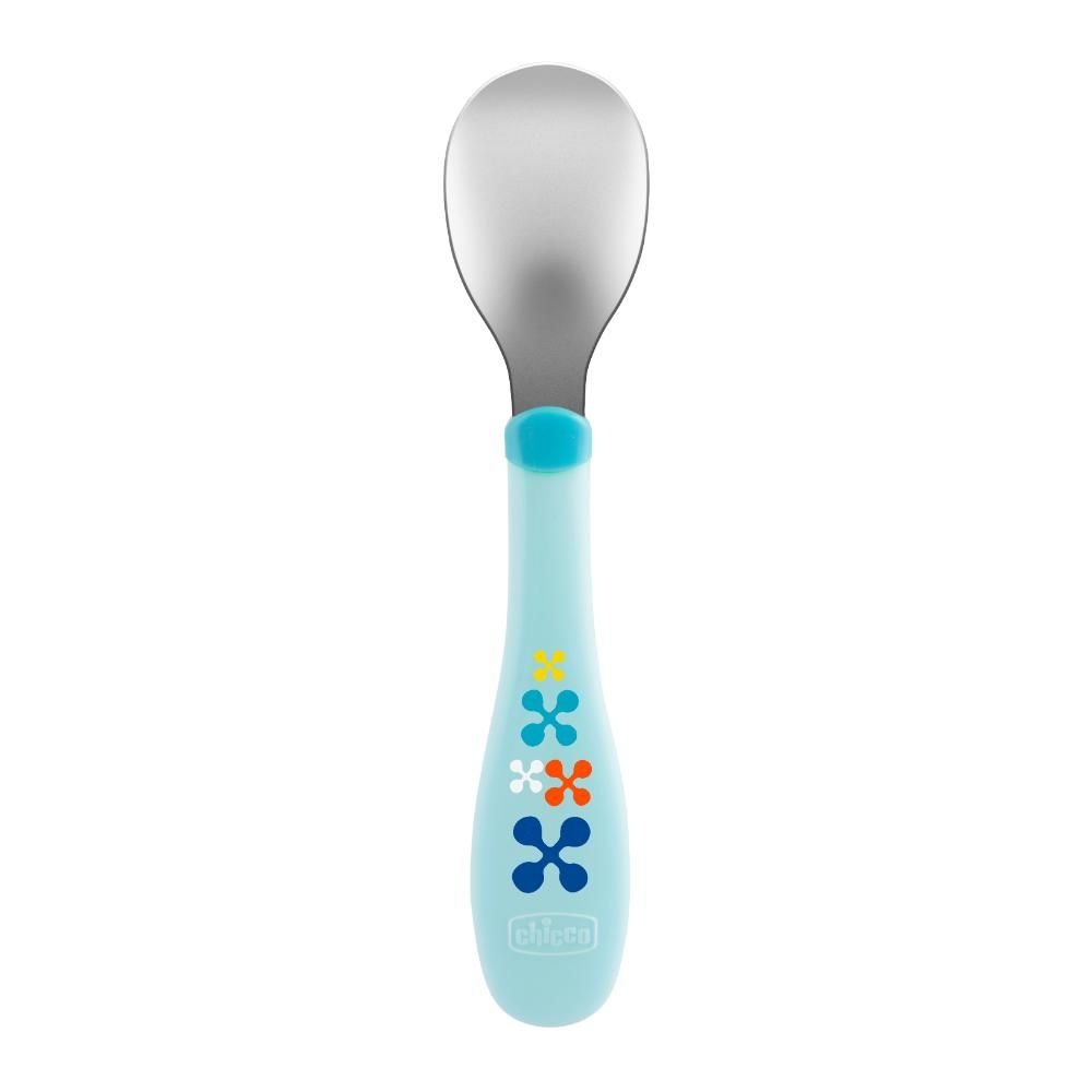 Chicco - Baby Boy's Metal Cutlery 18m+ - Blue