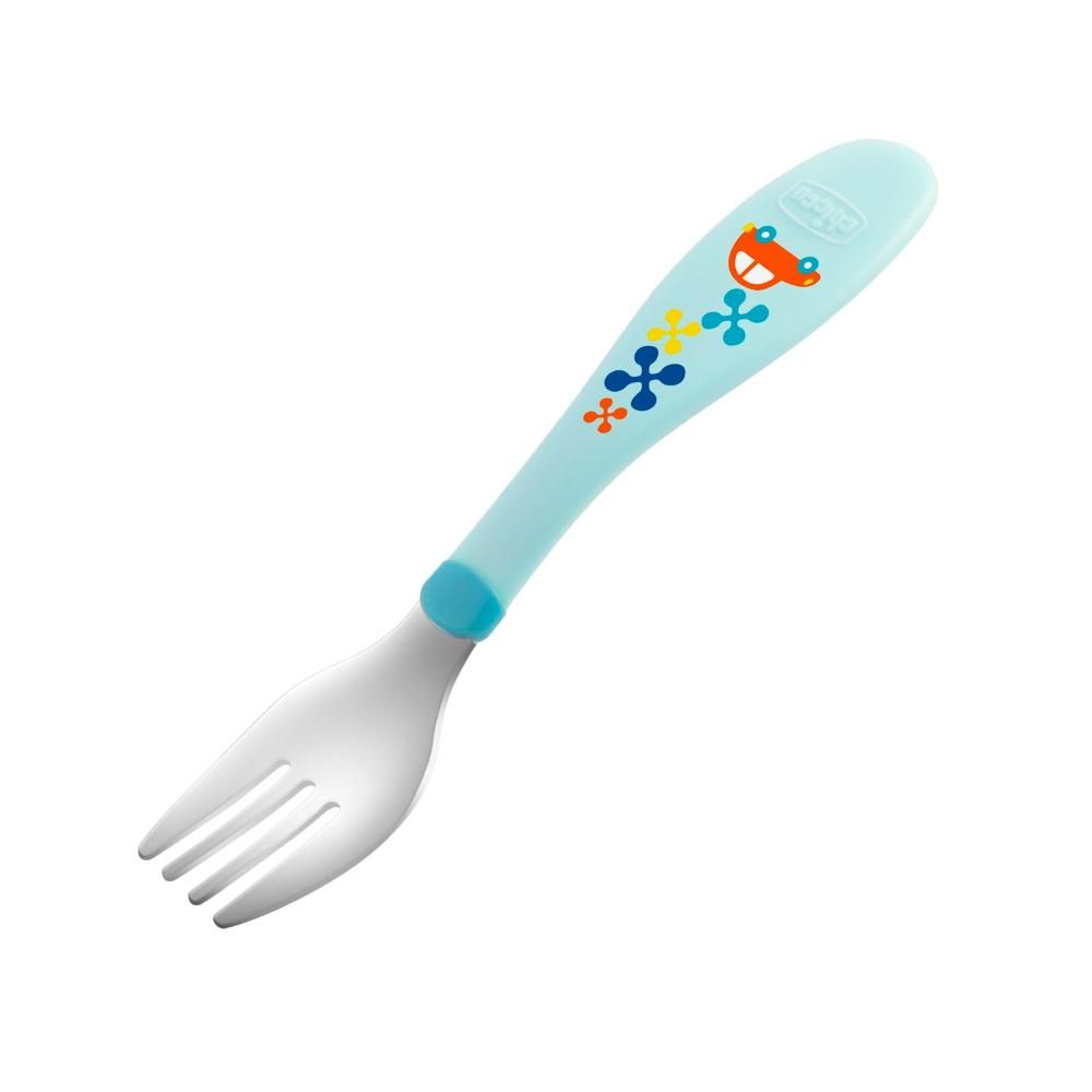 Chicco - Baby Boy's Metal Cutlery 18m+ - Blue