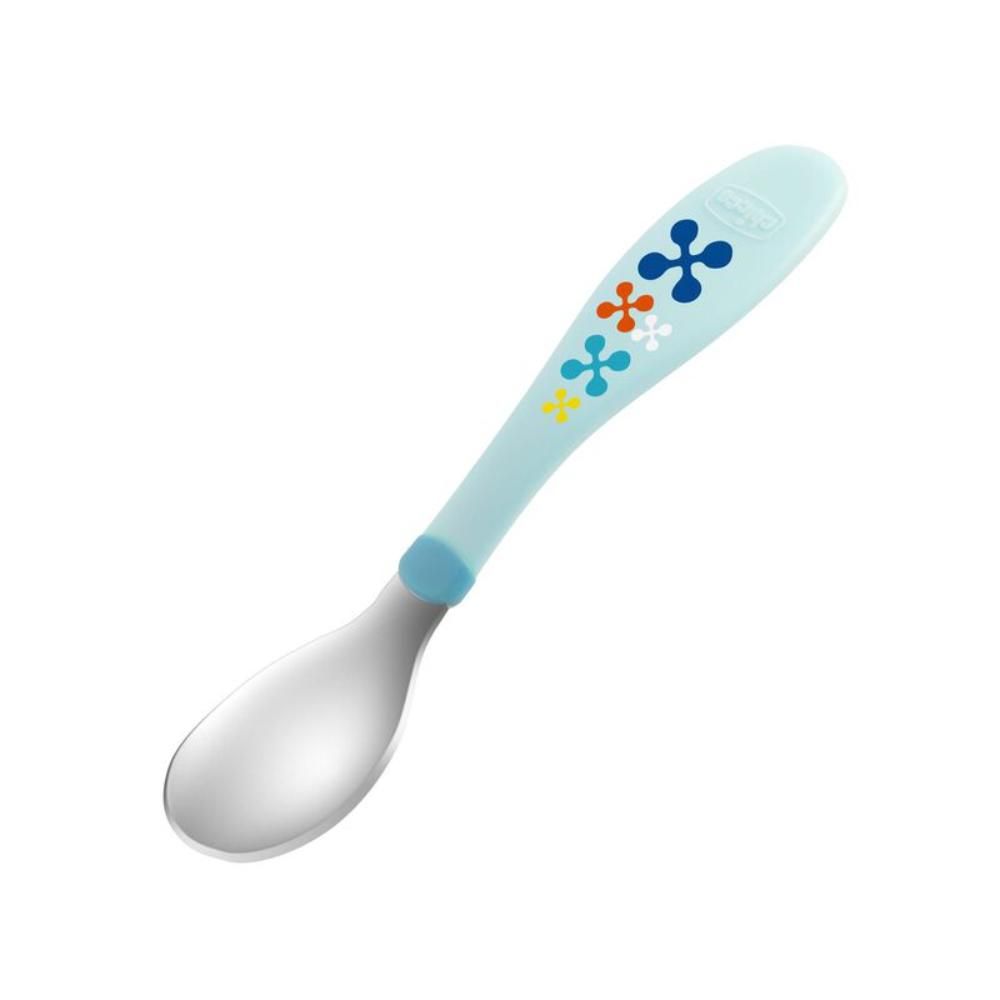 Chicco - Baby Boy's Metal Cutlery 18m+ - Blue