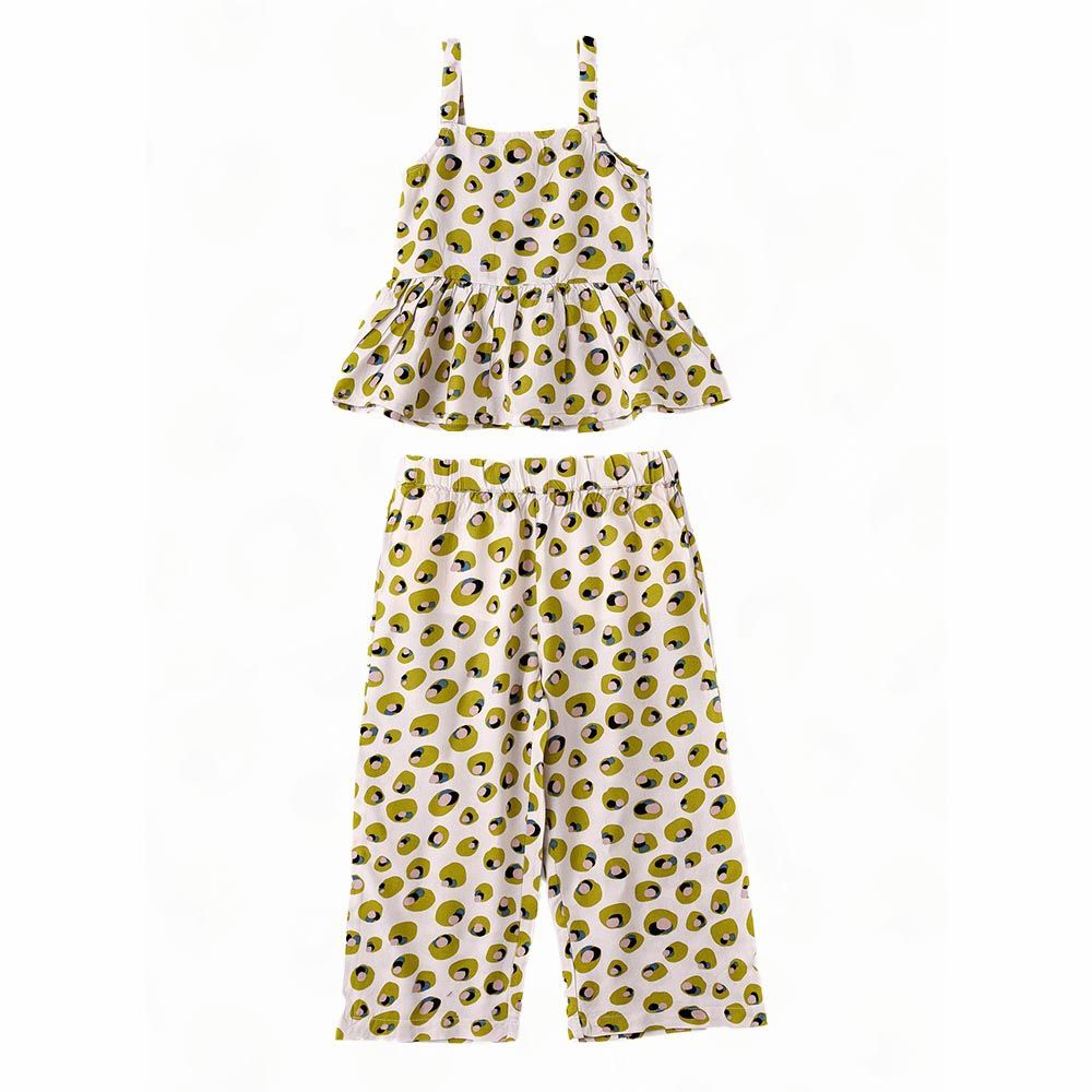 Jelliene - 2pc-Set - Printed Pyjama Set