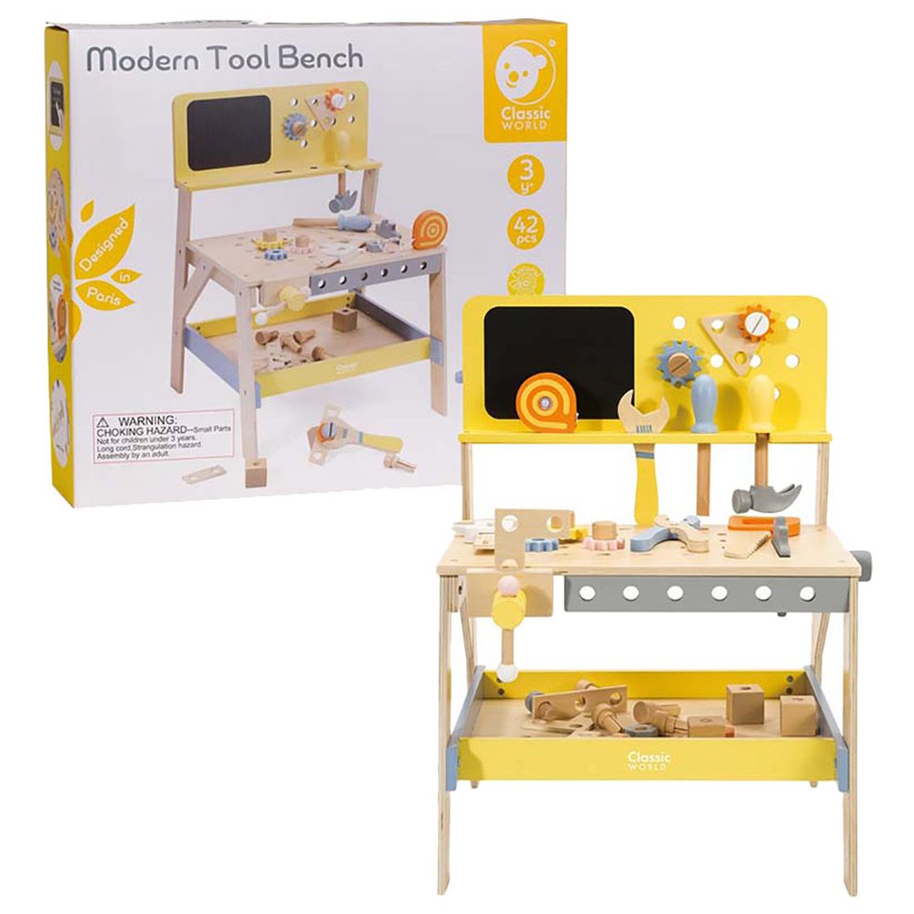 Classic World - Modern Tool Bench Set - 27pcs