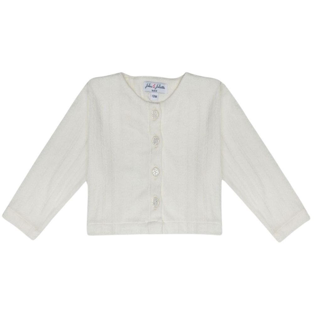 Jules & Juliette - Claire Soft Cardigan - White