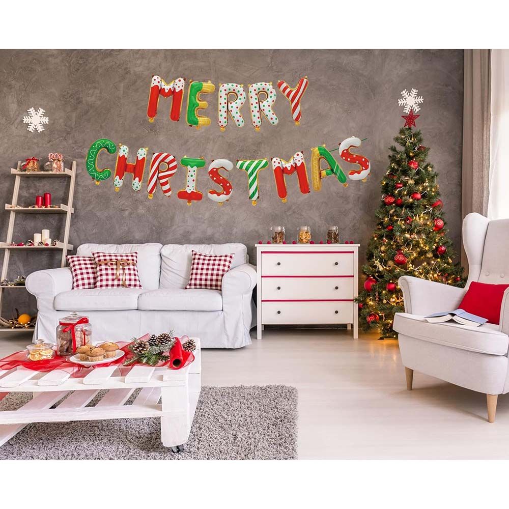 Highland - Merry Christmas Decorations Foil Banner - 41 cm