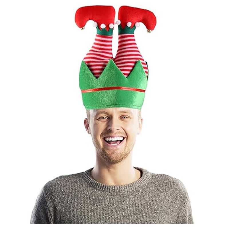 Brain Giggles - Elf Hat - Red/Green