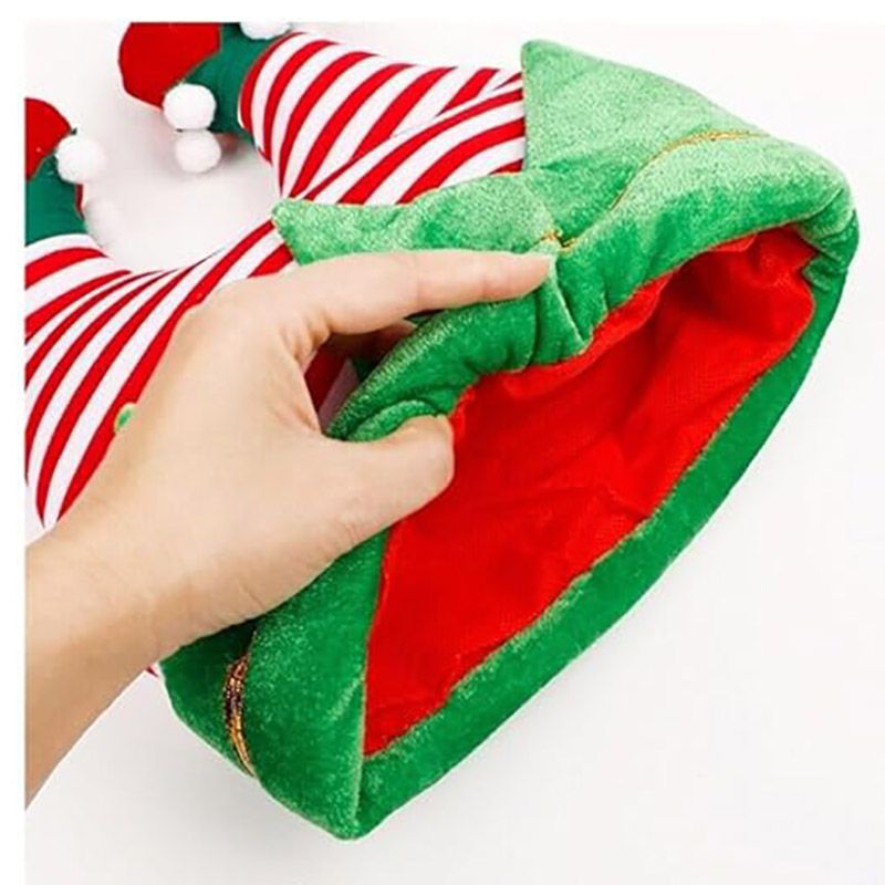 Brain Giggles - Elf Hat - Red/Green