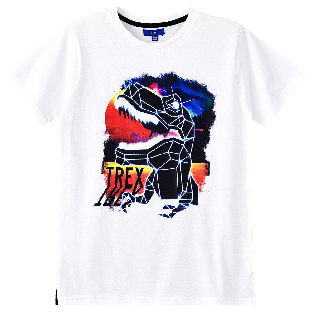 Jam - Boy's Summer Style Short-Sleeve Tee - White