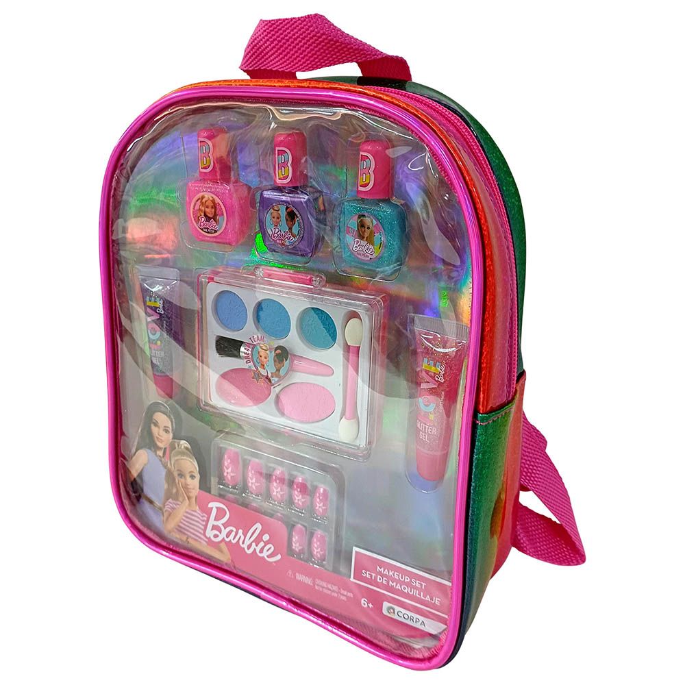 Barbie - Makeup Set PVC Backpack With Makeup Set