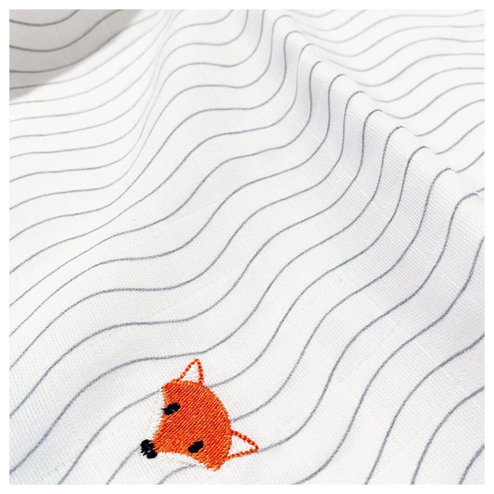 Casadora Baby - Muslin Swaddle Blanket - Pack of 2 - Cool Fox