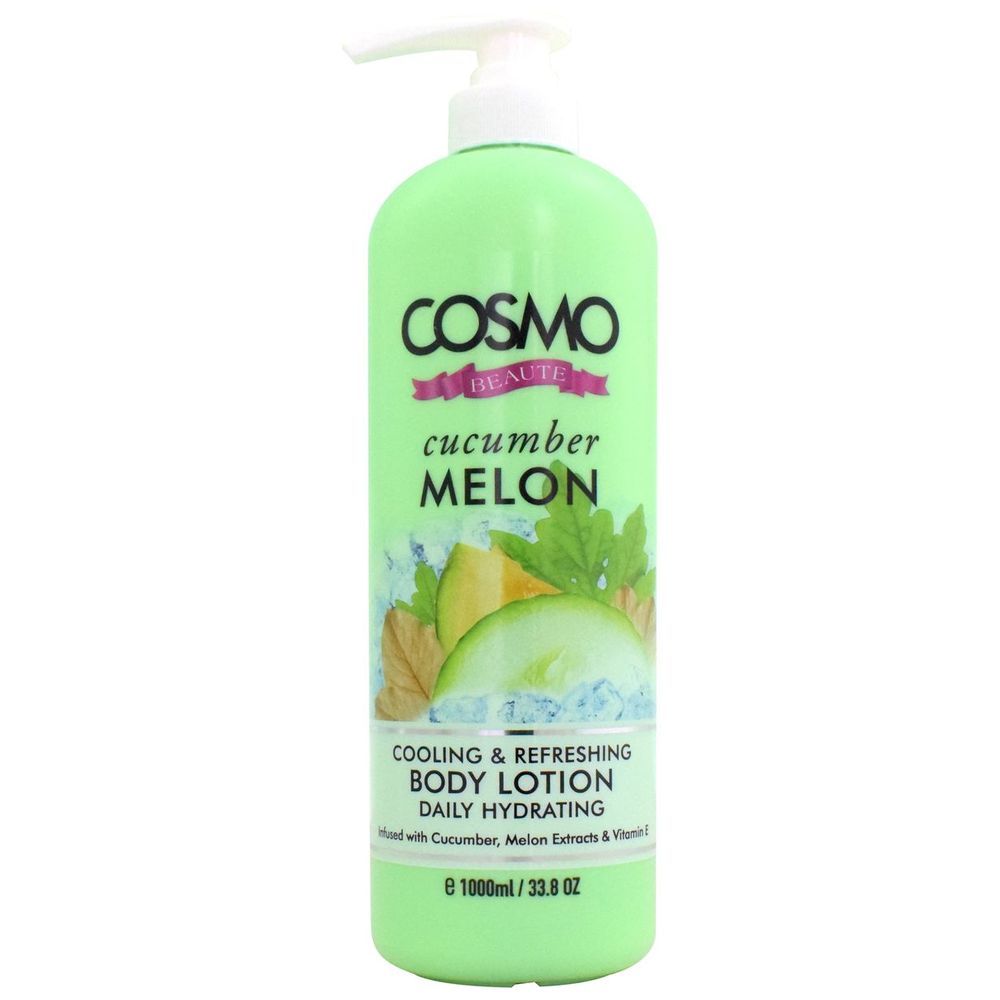 Cosmo - Cooling & Refreshing Body Lotion Cucumber Melon - 1000ml