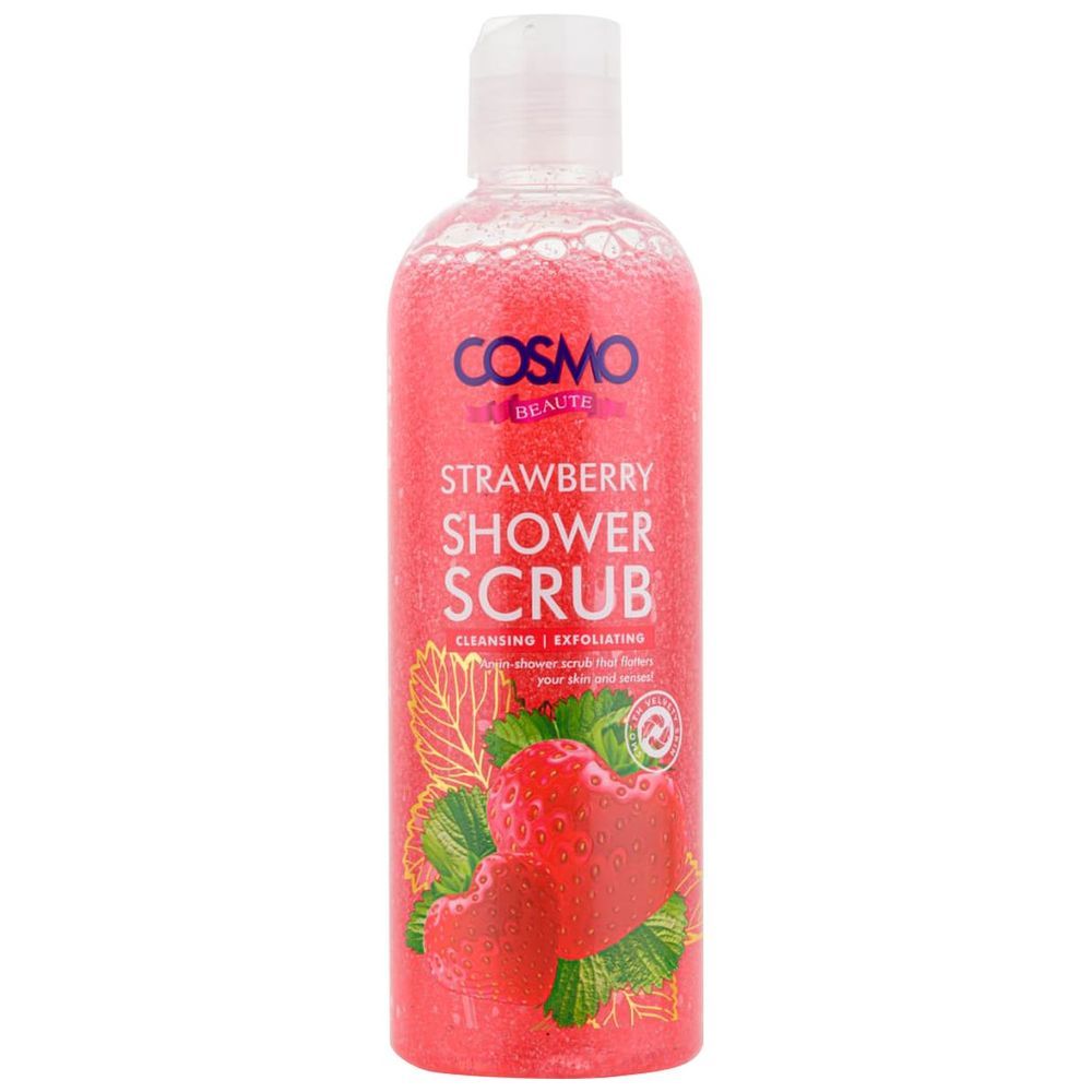 Cosmo - Strawberry Shower Scrub - 480ml