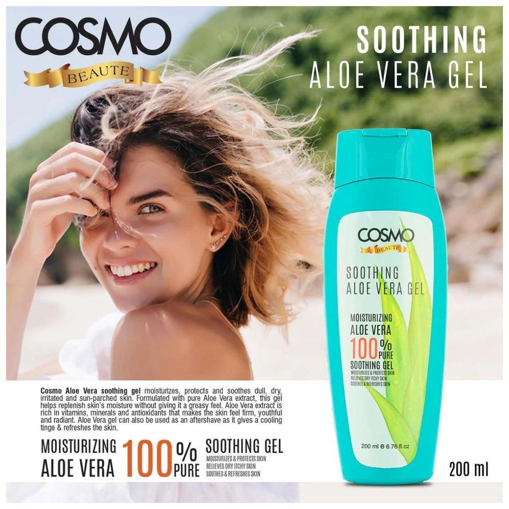 Cosmo - Beaute Soothing Aloe Vera Gel - 200ml