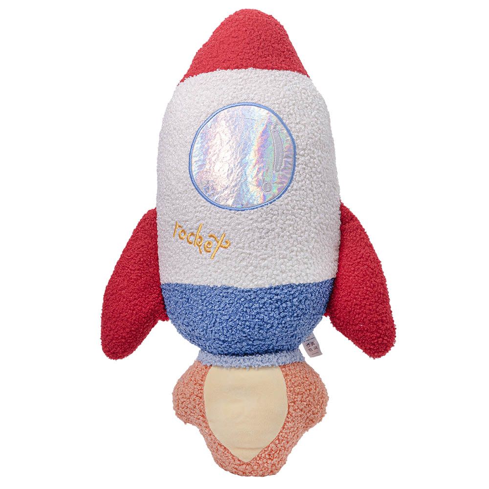 Toto Toys - Stuffed Throw Pillow - Rocket - 60 cm