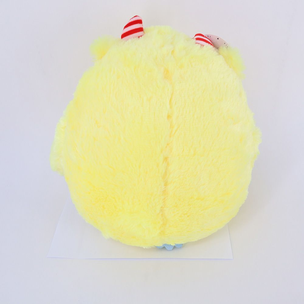 Toto Toys - Plush Cushion - Monster - Yellow - 40 cm