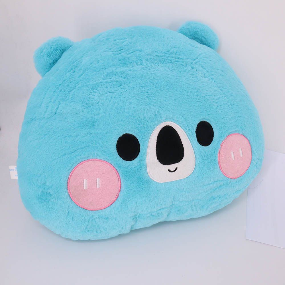 Toto Toys - Plush Cushion - Teddy Bear - Blue - 40 cm