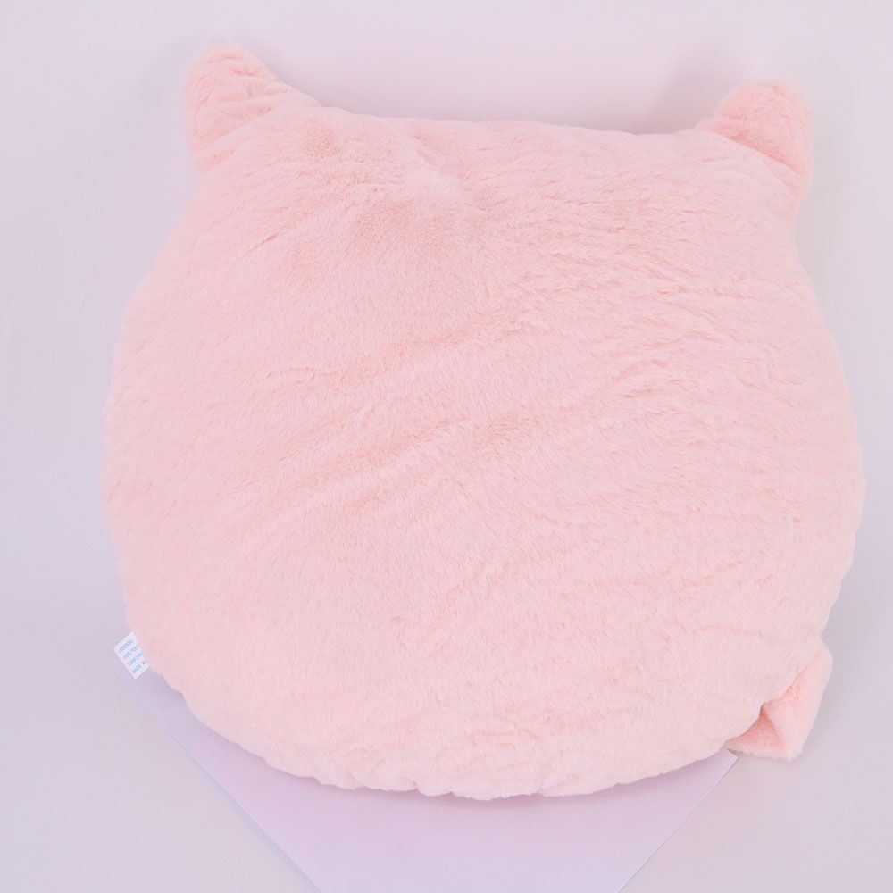 Toto Toys - Plush Cushion - Cat - Pink - 40 cm