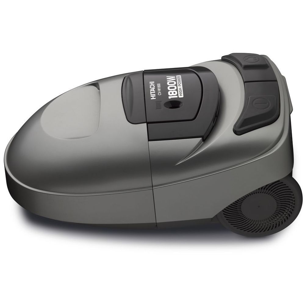 Hitachi - CV-W1800SI Bagless Canister Vacuum Cleaner - Silver - 1800 W