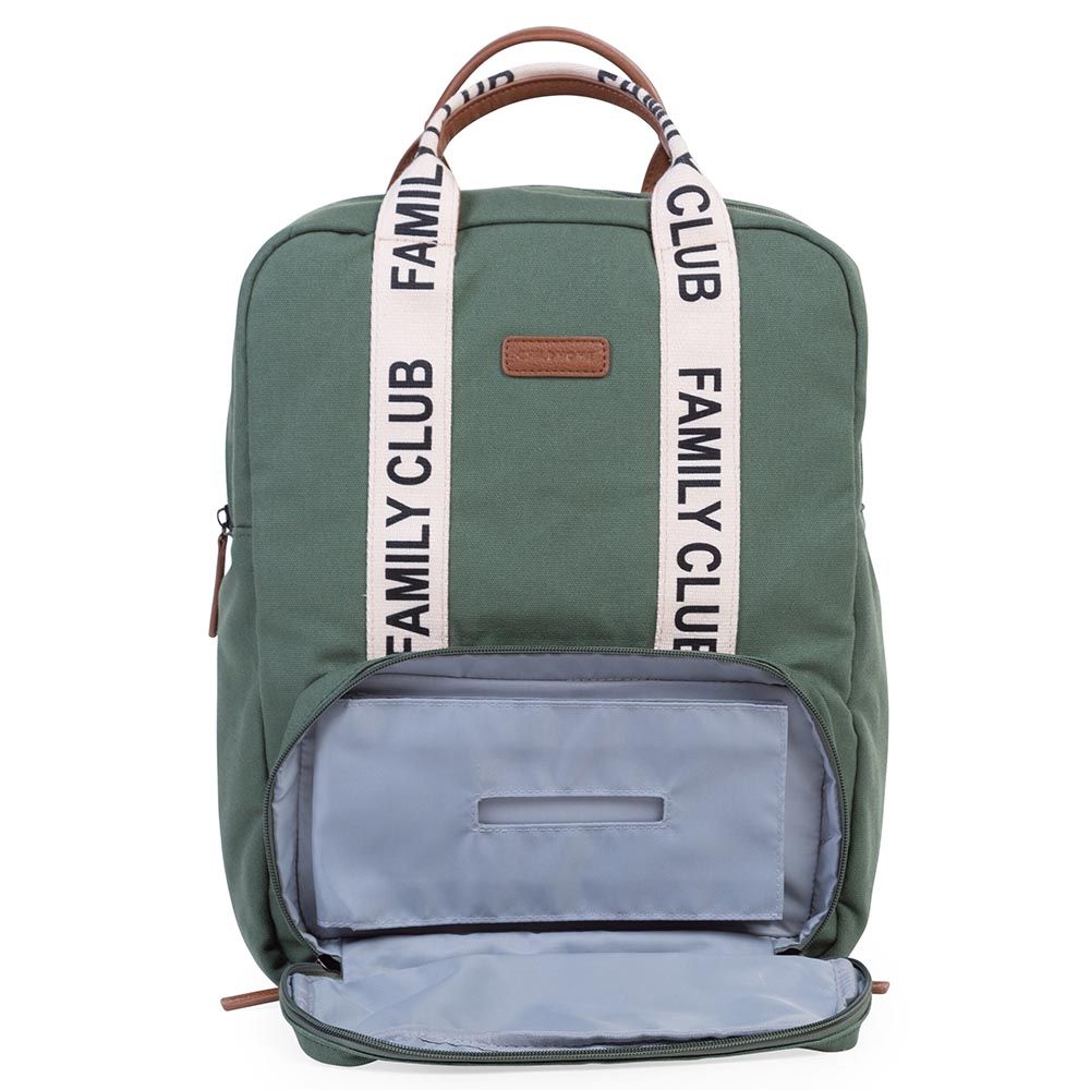 Childhome - Signature Canvas Family Club Backpack - Green