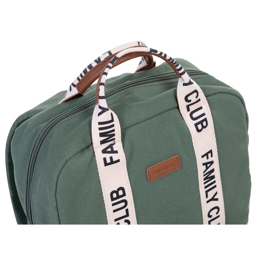 Childhome - Signature Canvas Family Club Backpack - Green