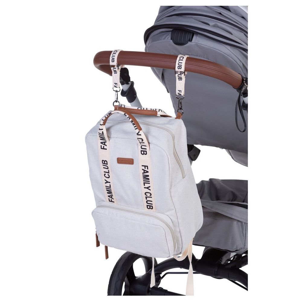 Childhome - Signature Canvas Family Club Backpack - Off White