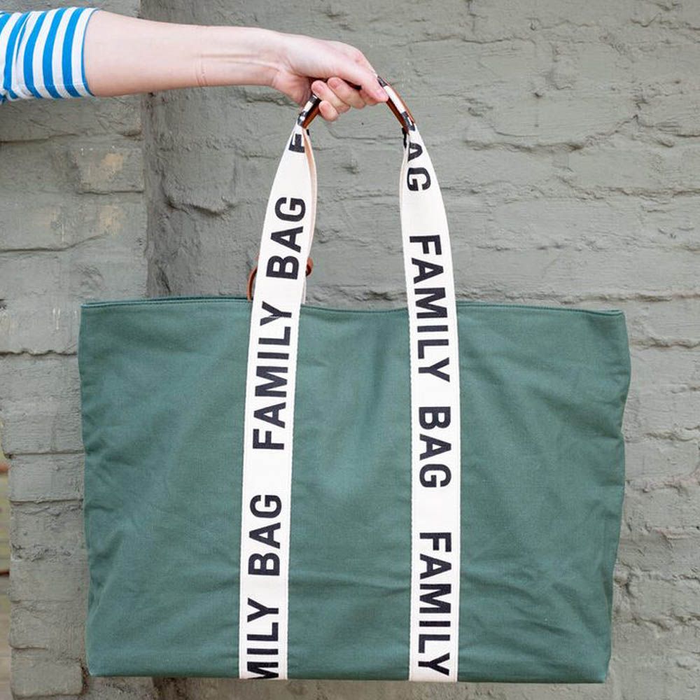 Childhome - Signature Canvas Family Bag - Green