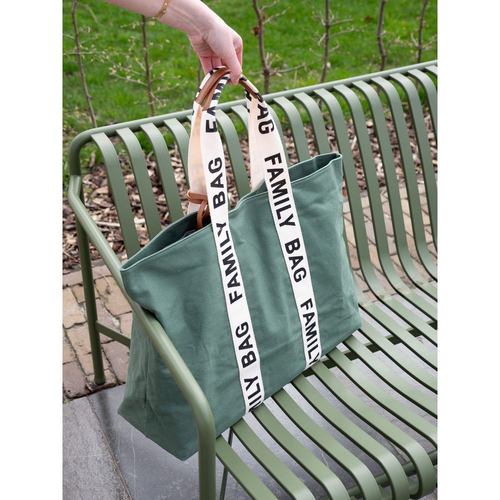 Childhome - Signature Canvas Family Bag - Green