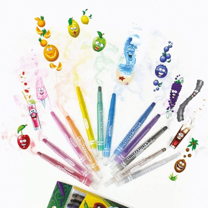 Crayola - Silly Scents Slim Washable Markers - Pack of 10