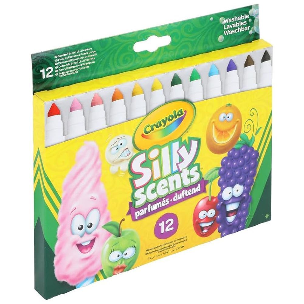 Crayola - Silly Scents Broad Line Scented Markers - 12pcs