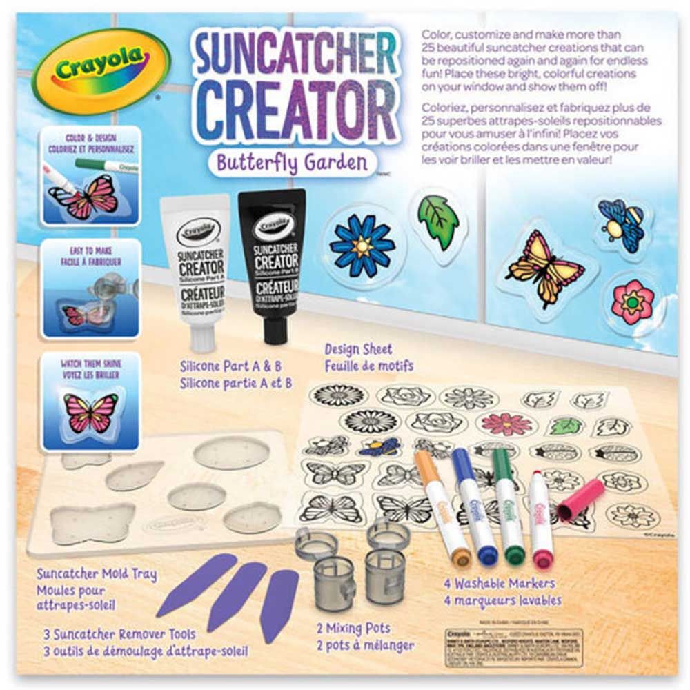 Crayola - Suncatcher Creator Butterfly Garden Kit