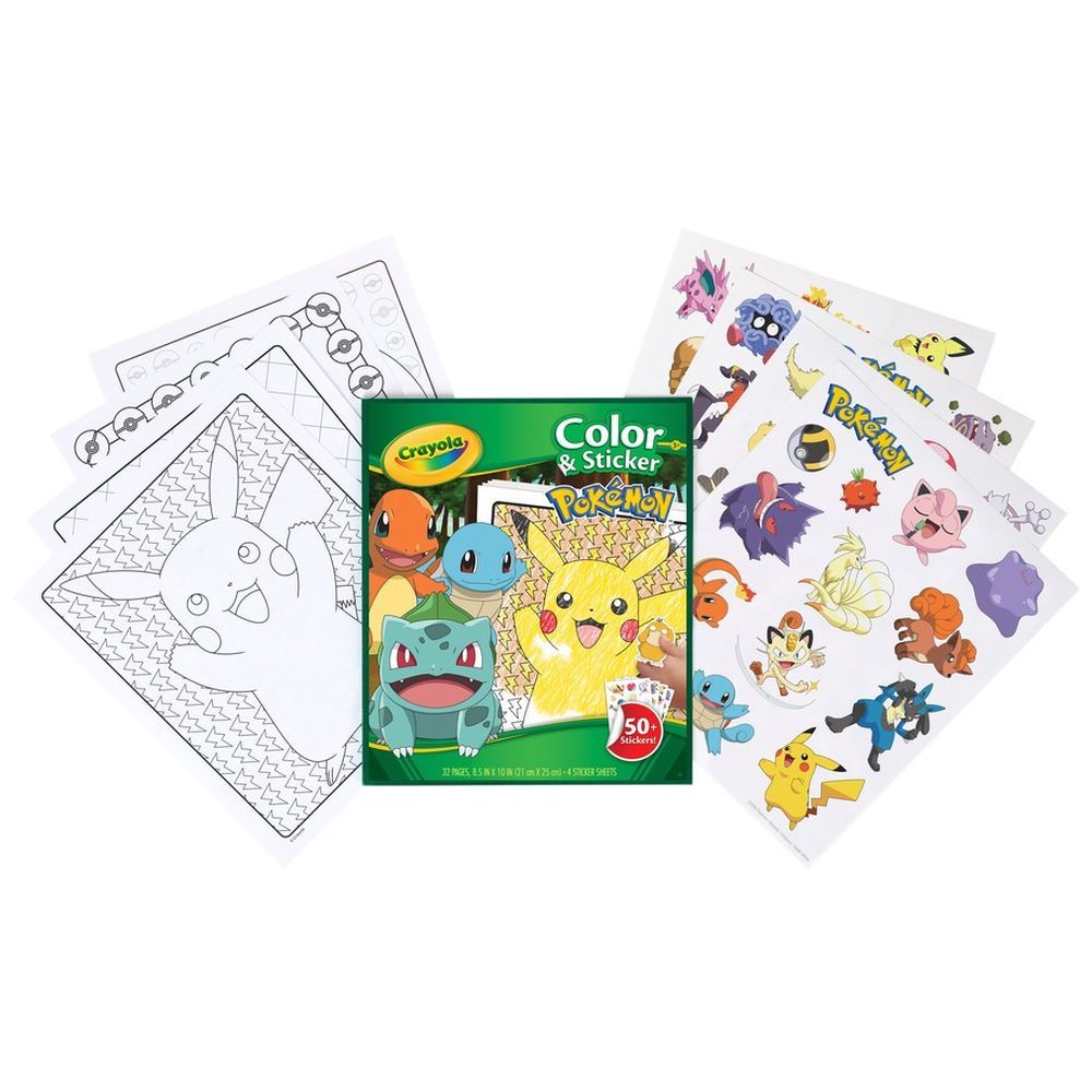 Crayola - Pokemon Colouring and Activity Album