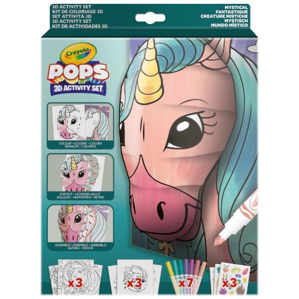 Crayola - Pops 3D Colouring Kit - Mystical