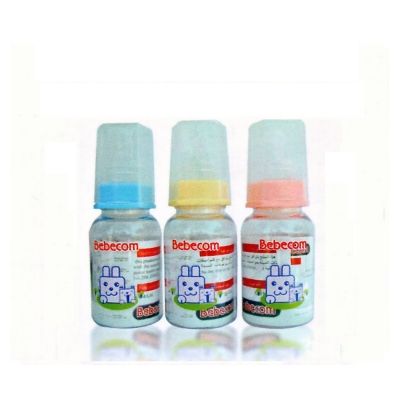 Bebecom Glass 125ml Bottle - Assorted Colours