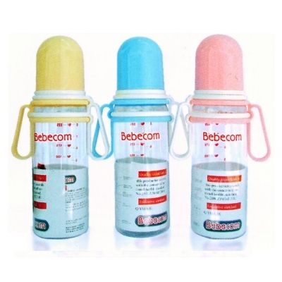 Bebecom Standard PC 125ml Bottle with Handle - Assorted Colours