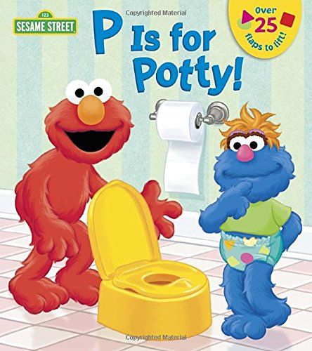 كتاب رفيع أثناء استعمال الطفل للنونية" P is for Potty" من سسامي ستريت