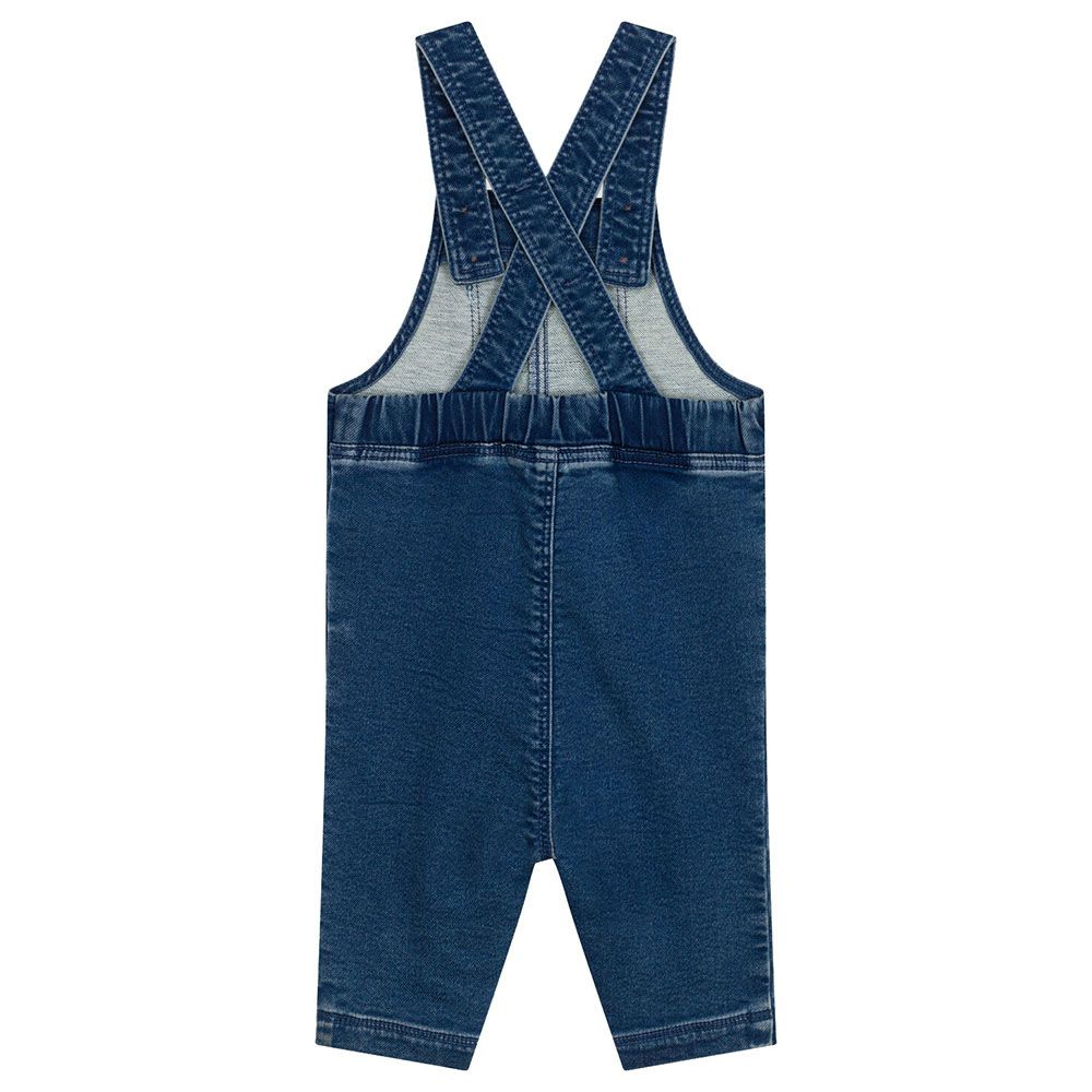 Petit Bateau - Baby's Long Denim Dungaree - Blue