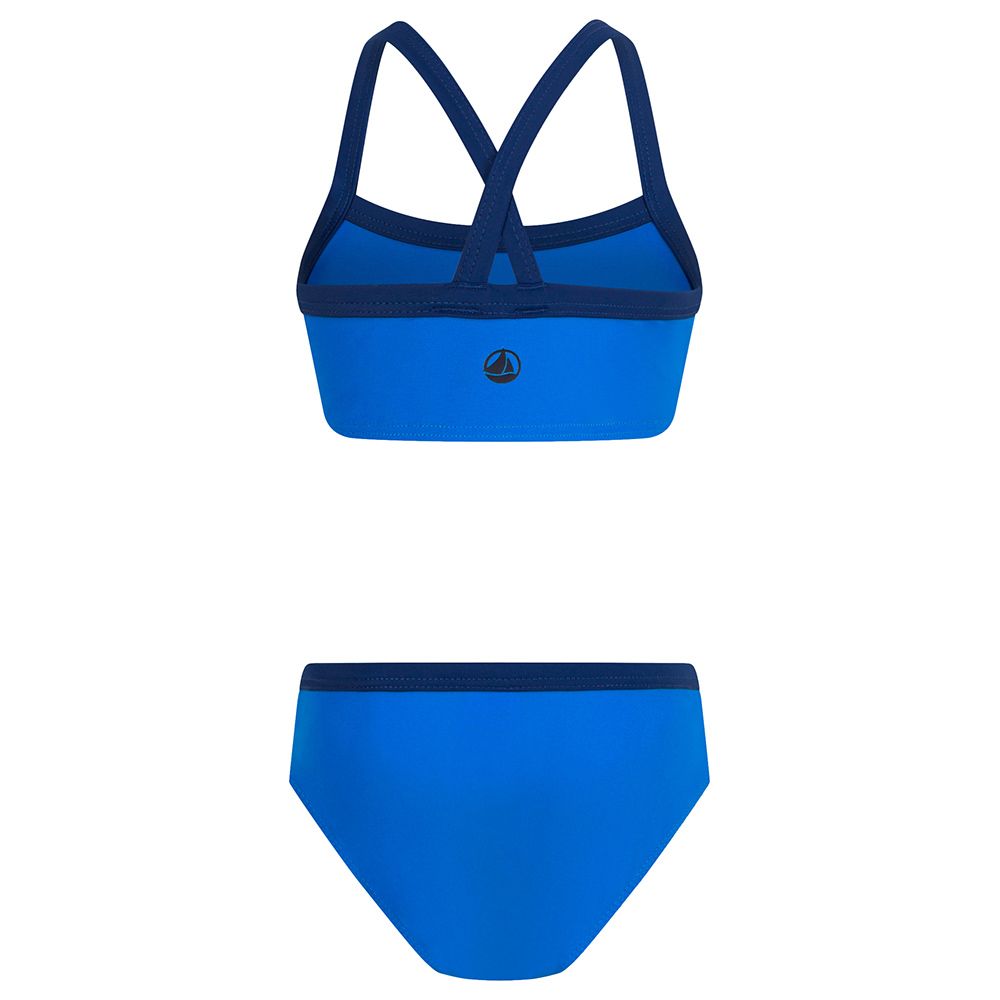 Petit Bateau - Girls' Two-Piece Swimsuit - Blue