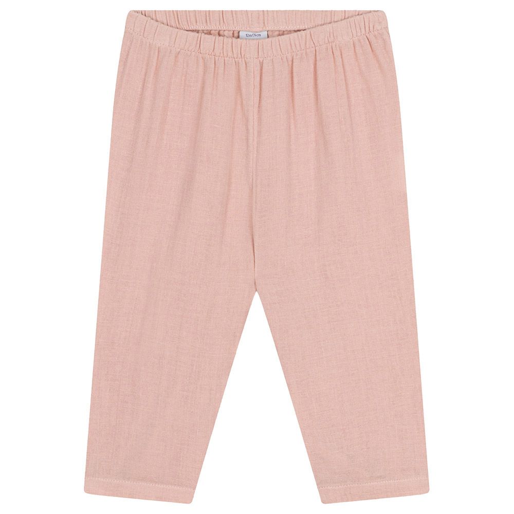 Petit Bateau - Baby's Cotton Gauze Trousers - Pink