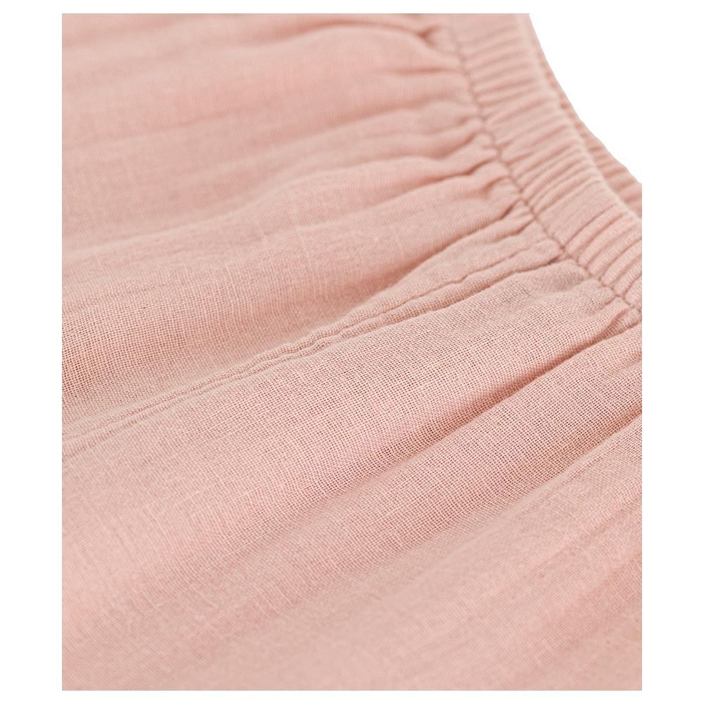 Petit Bateau - Baby's Cotton Gauze Trousers - Pink