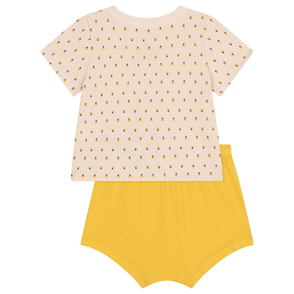 Petit Bateau - 2pc-Set - Baby's Lightweight Jersey Shirt & Shorts