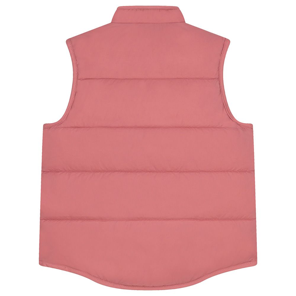 Petit Bateau - Children's Sleeveless Quilted Padded Jacket - Pink