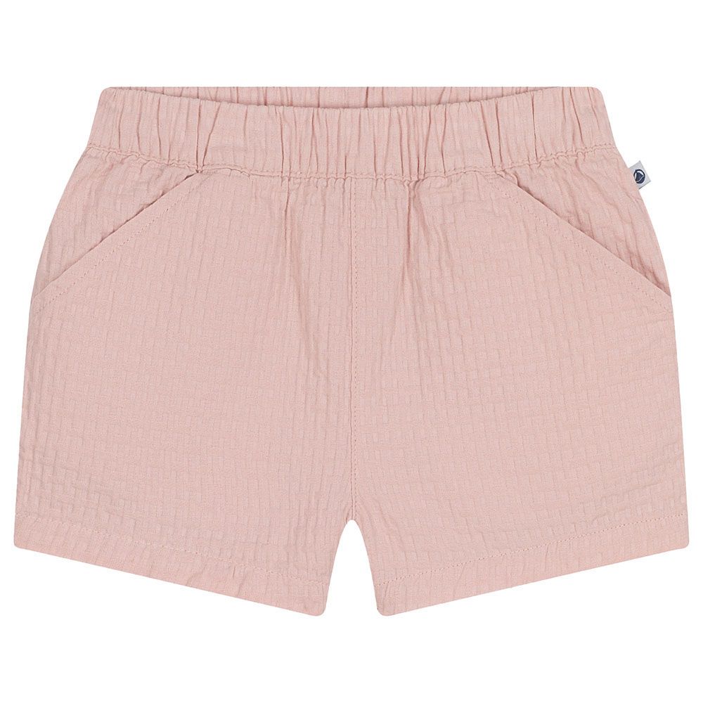 Petit Bateau - Baby's Textured Shorts - Pink