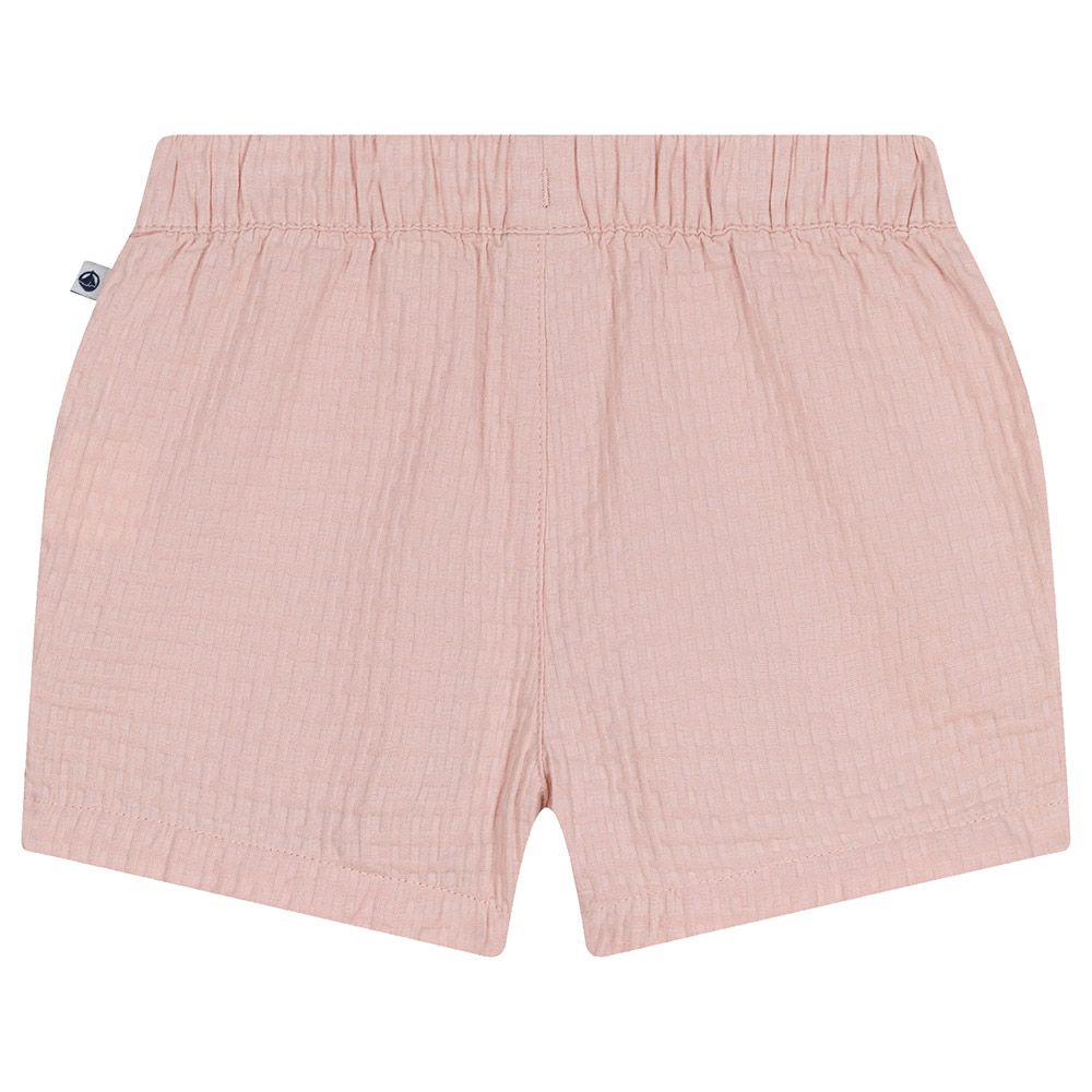 Petit Bateau - Baby's Textured Shorts - Pink