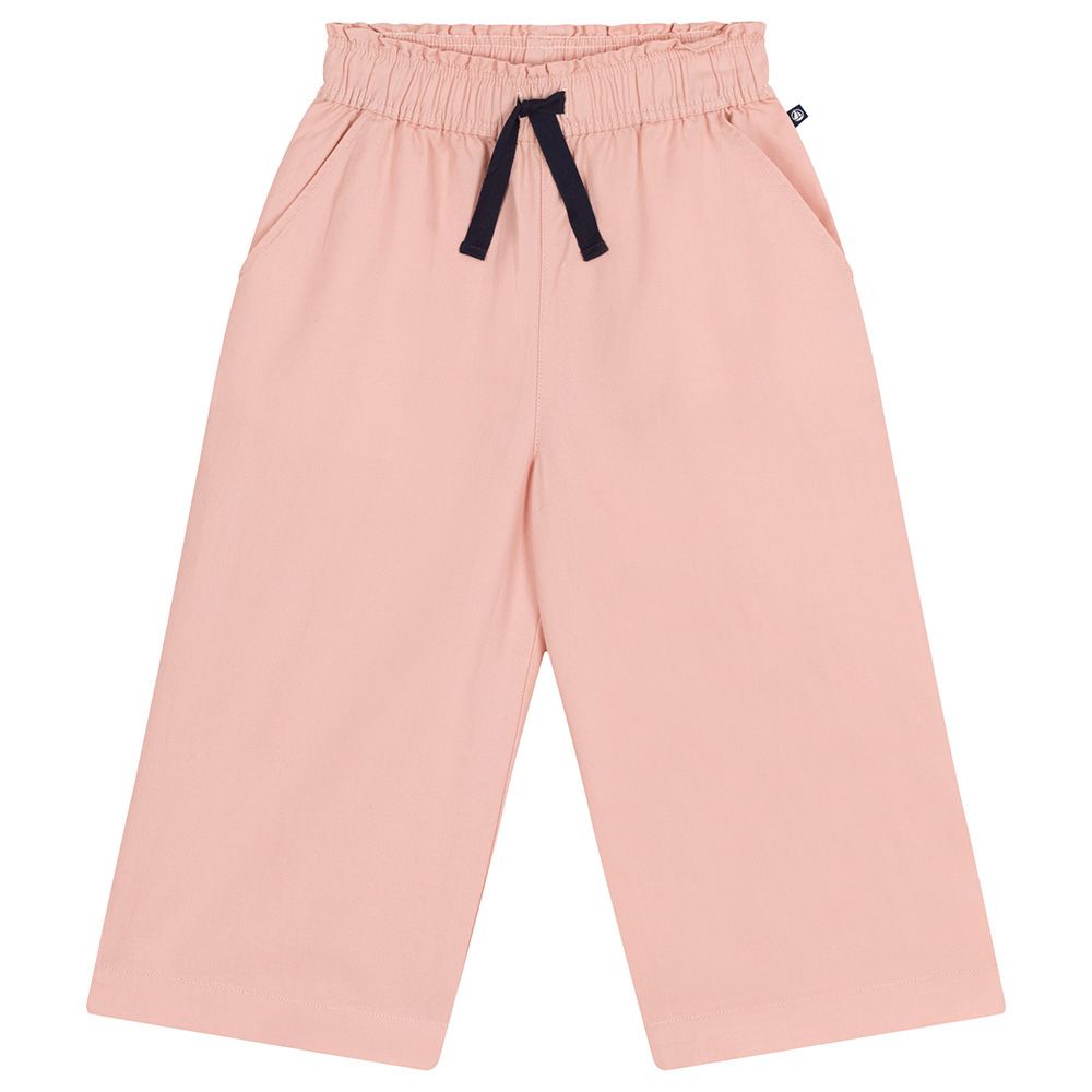 Petit Bateau - Girl's Cotton Twill Trousers - Pink