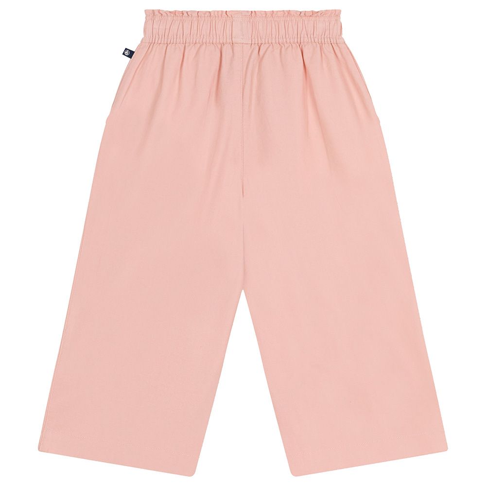 Petit Bateau - Girl's Cotton Twill Trousers - Pink