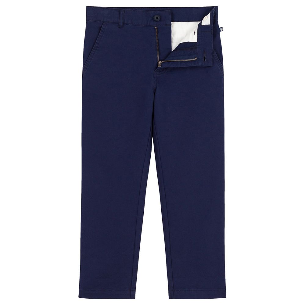 Petit Bateau - Boy's Chino Trousers - Blue