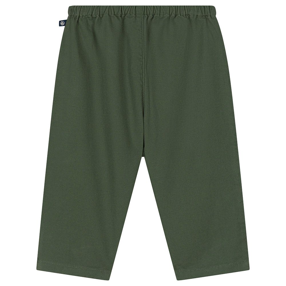 Petit Bateau - Baby's Cotton/Linen Trousers - Green